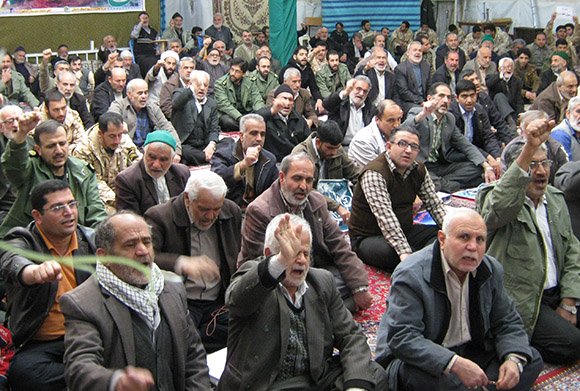 تجمع مردم دامغان در محکومیت هتک حرمت ساحت مقدس پیامبر اسلام