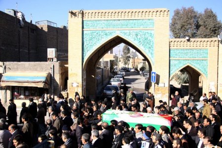 /گزارش تصويري/ تشييع دو شهيد مدافع حرم در سمنان