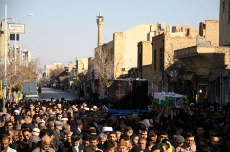 /گزارش تصويري/ تشييع دو شهيد مدافع حرم در سمنان