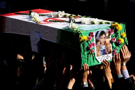 /گزارش تصويري/ تشييع دو شهيد مدافع حرم در سمنان