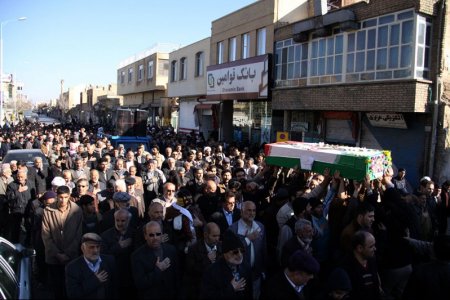 /گزارش تصويري/ تشييع دو شهيد مدافع حرم در سمنان