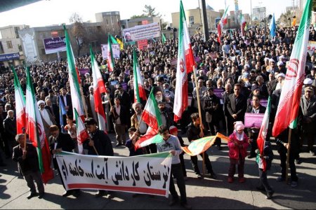 /گزارش تصويري/ تجمع به مناسبت سالروز 9 دي - سمنان