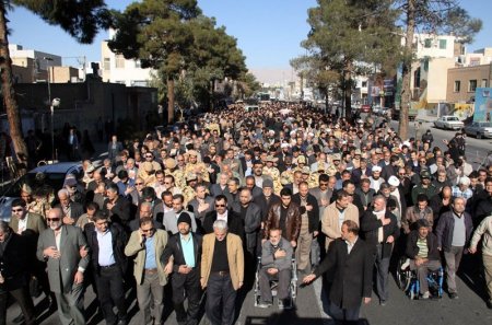 /گزارش تصويري/ تشييع پيكر جانباز شهيد مرتضي معماري - سمنان