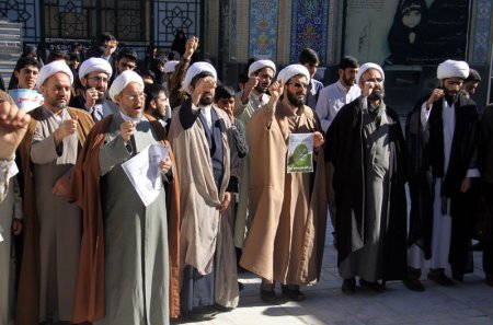 /گزارش تصويري/ تجمع اعتراض‌آمیز در محکومیت اهانت به پیامبر اسلام (ص) - سمنان