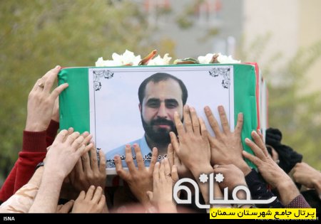 پیکر مطهر شهید طحان در سمنان تشییع شد/ قرائت پیام سرلشکر جعفری